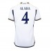Real Madrid David Alaba #4 Hjemmedrakt 2023-24 Kortermet